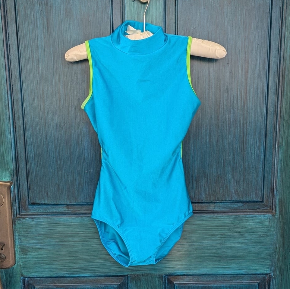 Baltogs Dance Wear Backless High Neck Leotard